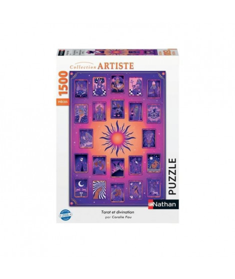 Nathan - Puzzle 1500 pieces - Tarot et divination / Coralie Fau