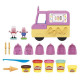 Play-Doh Peppa et le camion de glaces - Figurines Peppa et George et 5 pots de pâte a modeler - Les héros