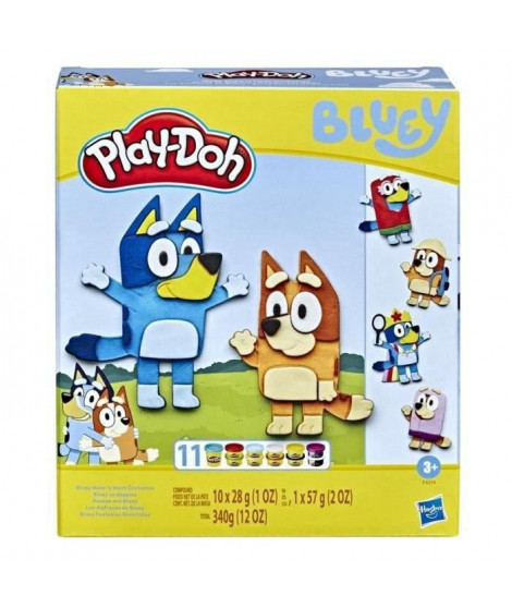 Play-Doh Coffret Bluey se déguise avec 11 pots de pâte a modeler