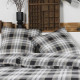 Parure de lit 2 personnes TODAY Flannelle 1.1 - Une housse de couette 240x260 cm  + 2 taies d'oreillers 63x63 cm
