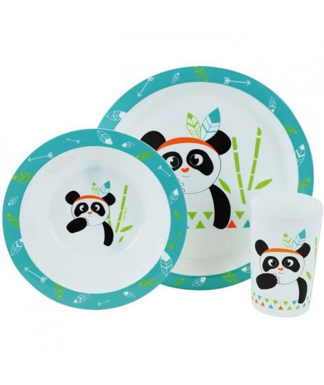 FUN HOUSE Set Repas Indian Panda Pour Enfant