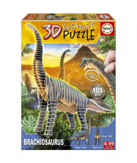 EDUCA - Brachiosaurus  3D Creature Puzzle