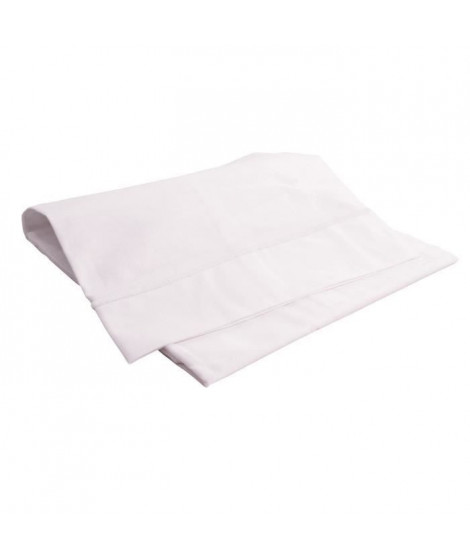 DOMIVA Drap plat Uni - Coton - Blanc - 40 x 80 cm