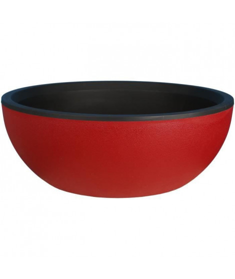 RIVIERA - Coupe pot de fleurs - granit D40 - rouge