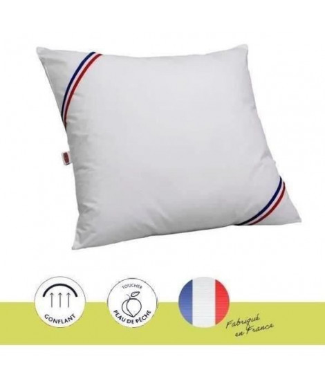 Oreiller - LE CLASSIQUE - Gonflant parfait - 60 x 60 cm - Polyester et fibre Volupt'air - DODO