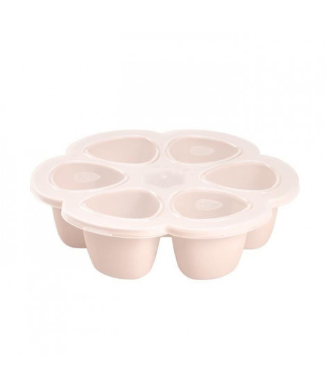 Béaba Portion Multiportions Moule en Silicone Rose 6 x 90ml