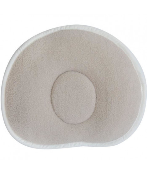 DOMIVA Coussin de tete Balloon Comfort - 100% Polyester - Antidérapant - Galet - 19 x 22 cm
