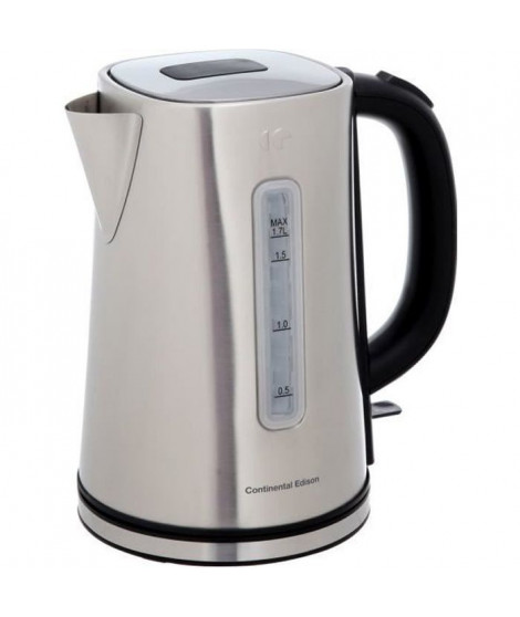 CONTINENTAL EDISON CEB17IX Bouilloire - 1.7L - Inox