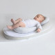 DOMIVA Cale bébé Safety Pad 3D - Coton et Polyester - Coussin de jambe amovible - Gris - 40 x 65 cm