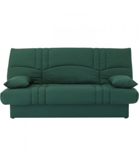 Banquette clic clac 3 places - tissu Vert forêt - Style contemporain - L 190 x P 92 cm - DREAM