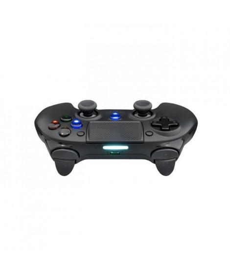 Manette symétrique sans fil - THE G-LAB - K-PAD-IRID-PS4-B - Compatible PS4 - Haut-parleurs et prise jack intégrés - Noir