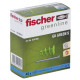 FISCHER - Cheville pour carton-plâtre GK Green avec vis - fabriquée a base de matieres premieres renouvelables - Boîte de 45