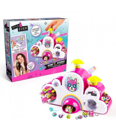 STYLE 4 EVER Gom'z Studio - Fabrique a gomme pour créer tes bijoux ! - 8 ans et +