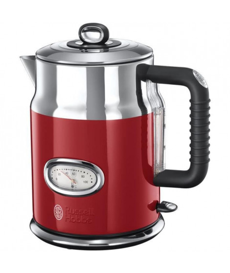 RUSSELL HOBBS 21670-70 - Bouilloire Retro - 1,7 L - 2400 W - Rouge