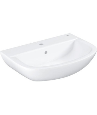 GROHE lavabo de salle de bains suspendu et autoportant BAU ceramic, largeur 60 cm, profondeur 44 cm, avec trop-plein, 39421000