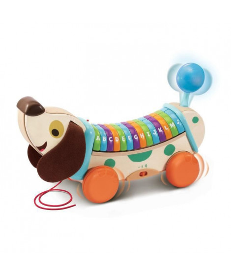 VTECH BABY - Play Green - Mon Chien ABC Interactif (Jouet Bois FSC)