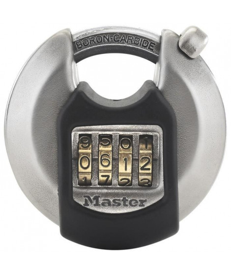 Master Lock Cadenas Disque Excell Acier inox 70 mm M40EURDNUM