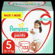 Pampers Premium Protection Pants Couches-culottes 6, 116 Culottes, 15kg+, Pack 1 Mois