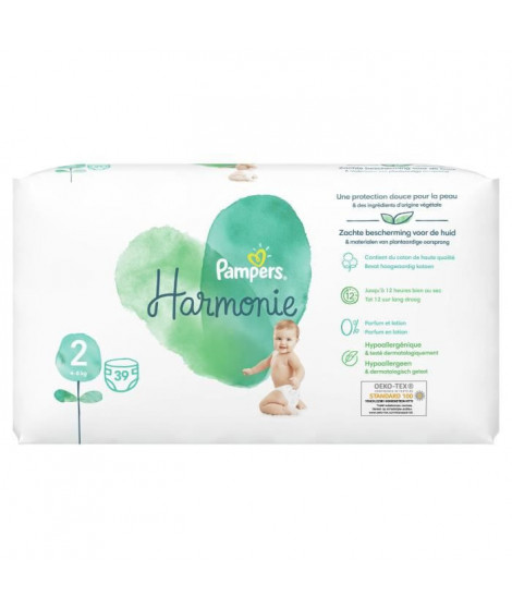 Pampers Harmonie T2 4-8kg 39 couches