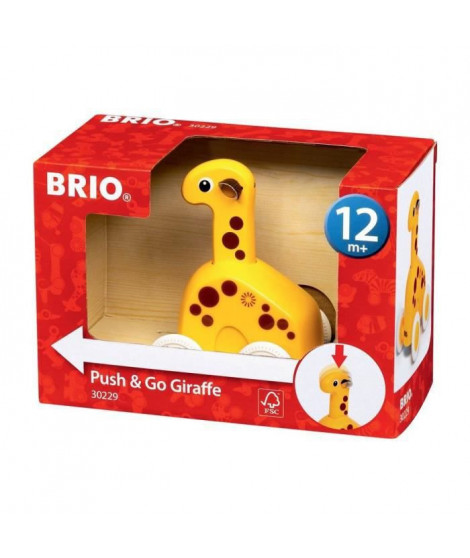 BRIO - Girafe Push & Go