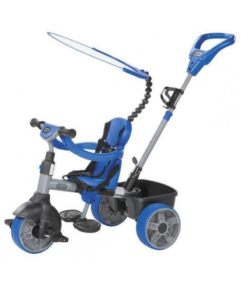 Little Tikes - Tricycle Evolutif 4 en 1 - Bleu - De 9 mois a 3 ans