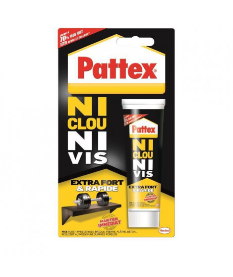 Colle PATTEX Ni clou Ni vis 52g