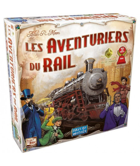 Days of Wonder | Les Aventuriers du Rail | Unbox Now | Jeu de société | a partir de 8 ans | 2 a 5 joueurs | Compatible avec A…