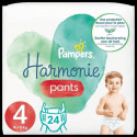 PAMPERS 24 Couches-Culottes Harmonie Nappy Pants Taille 4