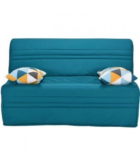 Joe Banquette BZ GEOMETRICO - Tissu turquoise - L 143 x P 101 x H 95 cm