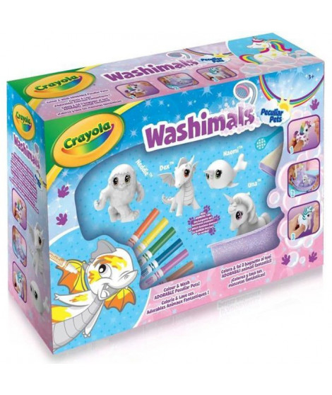 CRAYOLA Jeu Washimals Peculiar Pets Sanctuary