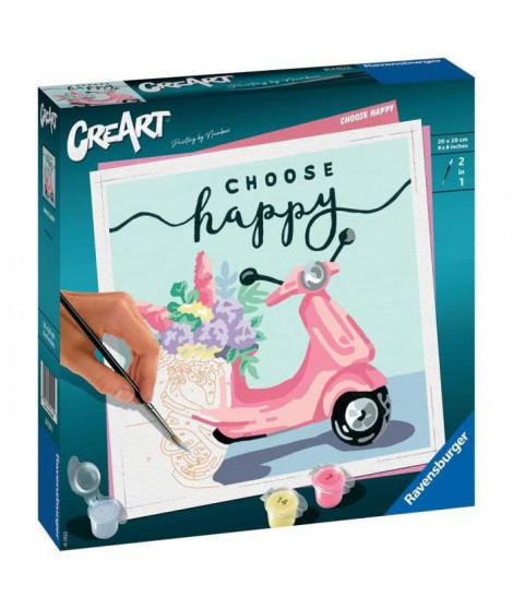 CreArt - carré - Choose happy - Ravensburger