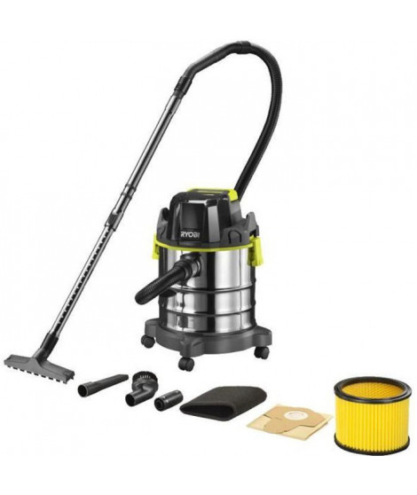 RYOBI Aspirateur eau et poussiere 18V ONE+ R18WDV-0