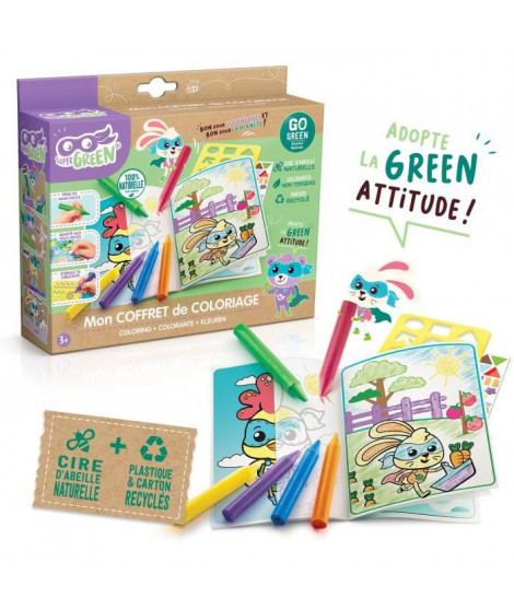 SUPER GREEN Kit de crayons bio