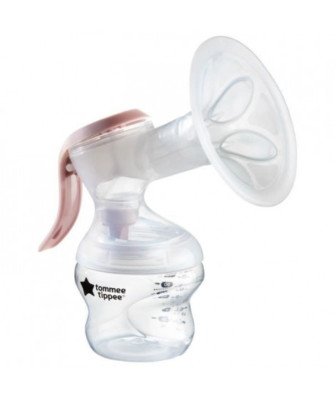 TOMMEE TIPPEE, Tire-lait manuel made for me, ergonomique, silencieux et tansportable, biberon inclus