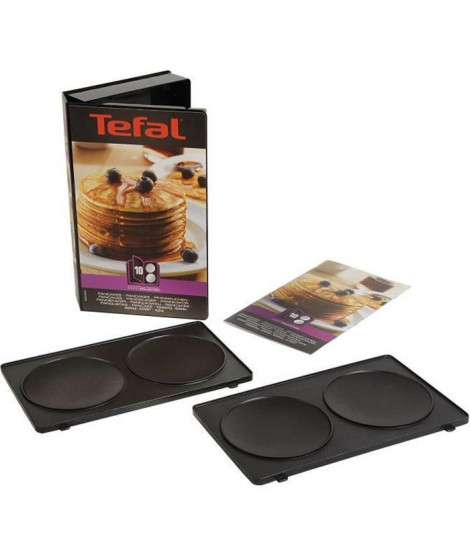 TEFAL Accessoires XA801012 Lot de 2 plaques pancakes Snack Collection