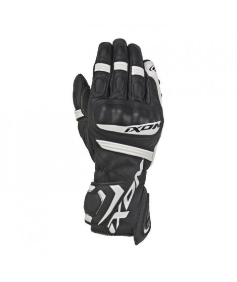 IXON Gants moto RS Tempo - Noir et Blanc - Taille S