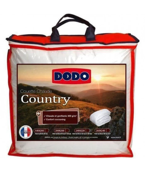 DODO Couette chaude 400gr/m² COUNTRY 220x240cm