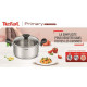 TEFAL E3082404 PRIMARY casserole inox 20 cm / 3 L + couvercle / compatible induction