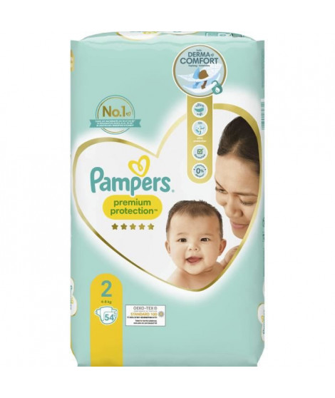PAMPERS Premium Protection Taille 2 - 108 Couches