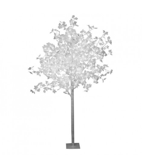 Arbre de noël Erable 120 LED hauteur 150 cm blanc