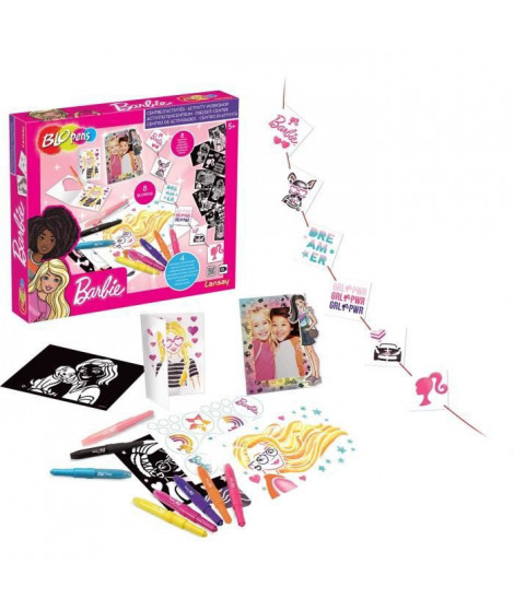 LANSAY - BLOPENS - Super Centre d'Activités Barbie - Activités Artistiques - Dessin et Coloriage - Des 5 ans