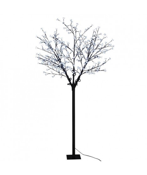 Arbre de Noël Cerisier 300 LED hauteur 210 cm blanc