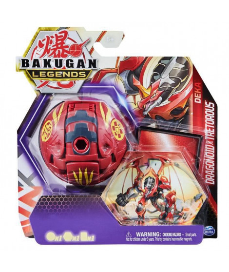 Bakugan - Coffret 1 Bakugan Deka Saison 5 et 1 Carte Maîtrise fournies et 1 tuile Deka - Des 6 ans - Modele Aléatoire