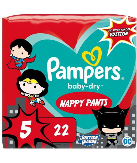 PAMPERS Baby-Dry Pants Taille 5 - 22 Couches-culottes
