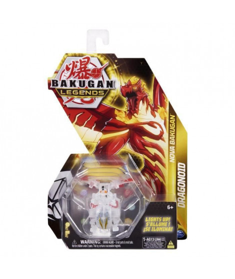 Bakugan - Coffret 1 Bakugan Nova Lumineux Saison 5 et 2 Cartes - Des 6 ans - Modele Aléatoire