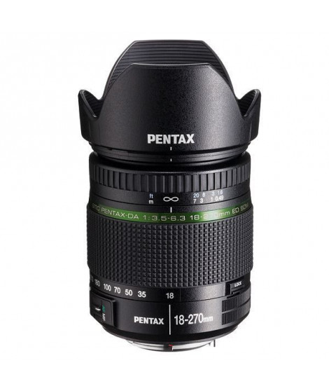 PENTAX Objectif SMC DA 18-270mm f/3.5-6.3 SDM - pour Reflex