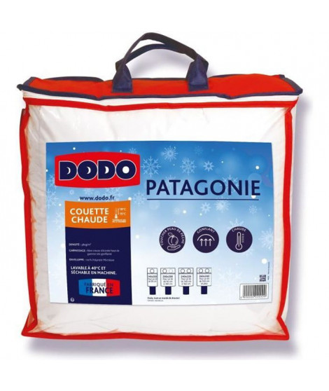 DODO Couette chaude Patagonie blanc - 220x240 cm