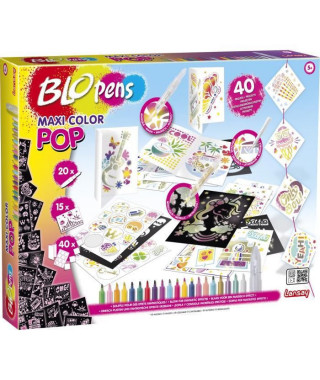 Blopens - Maxi Color Pop - Activités Artistiques - Coloriage et Dessins - Des 5 ans - Lansay