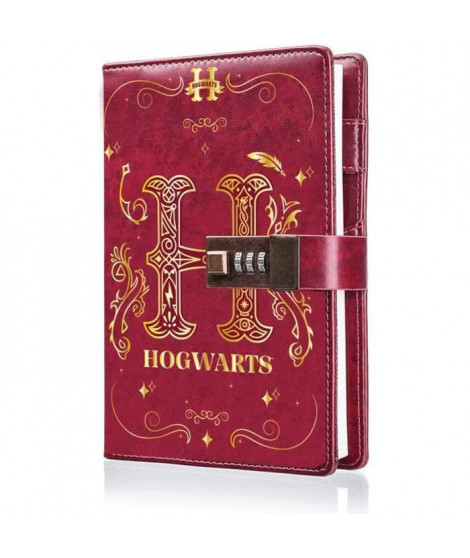 Carnet Secret Harry Potter avec cadenas a code et stylo magique invisible