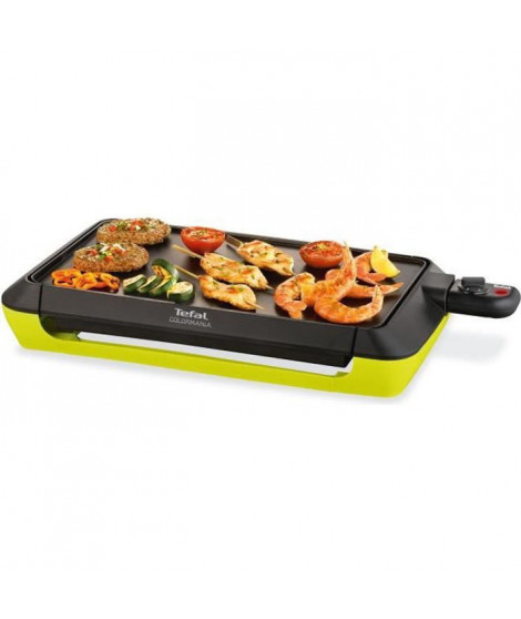 TEFAL CB660301 Colormania Plancha électrique, Puissance 2000 W, Thermostat réglable, Jusqu'a 6 a 8 pers, Revetement antiadhésif